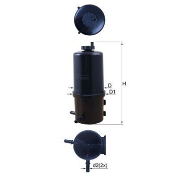 KNECHT Kraftstofffilter KL 787 - KL787 für 2H0127401A
