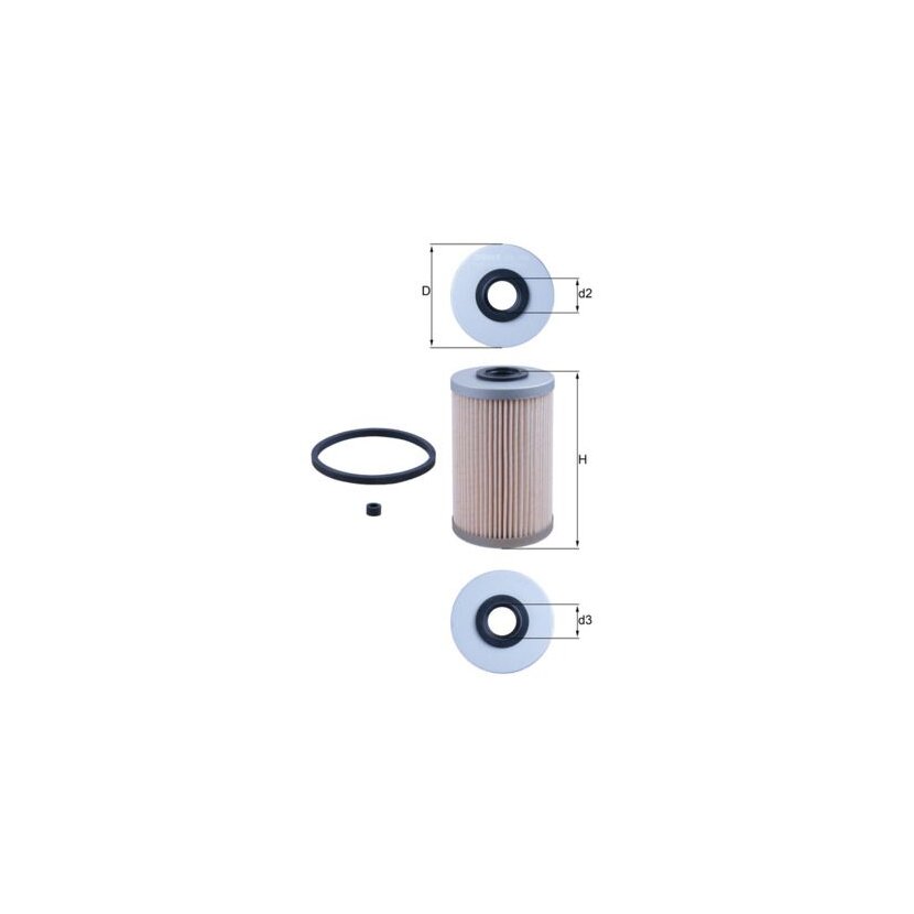 KNECHT Kraftstofffilter KX 204D - KX204D für 93160736