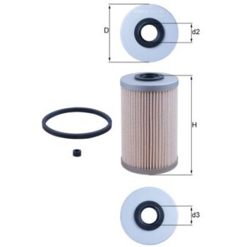 KNECHT Kraftstofffilter KX 204D - KX204D für 93160736