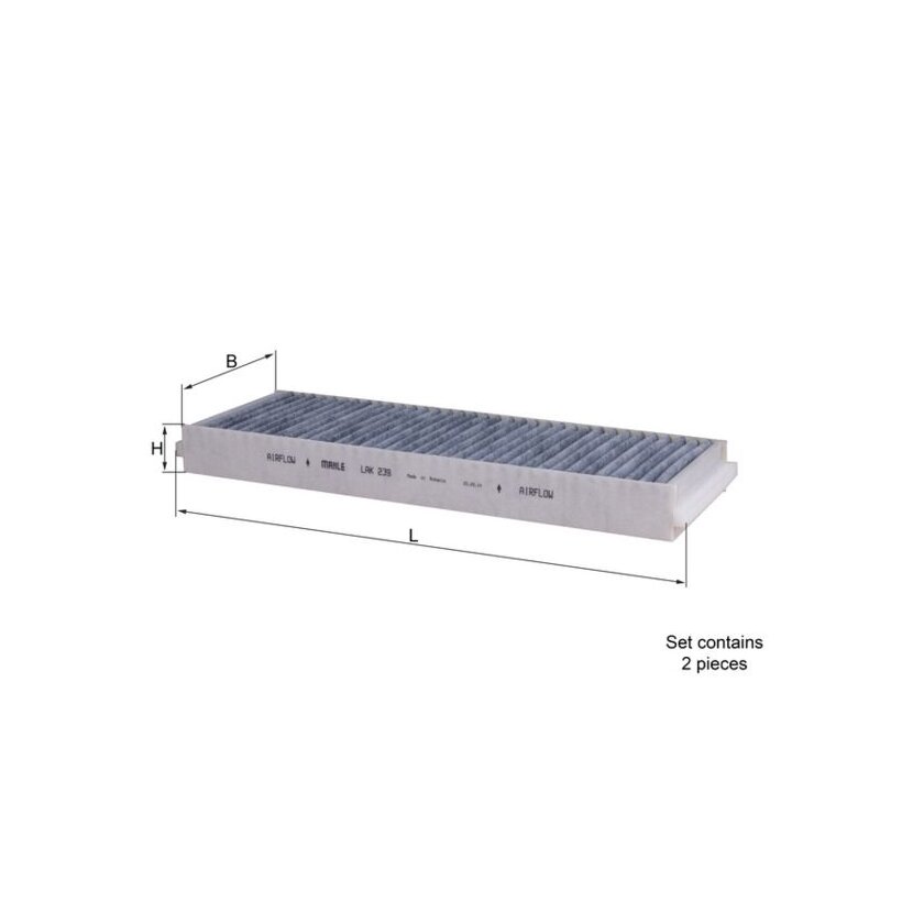 KNECHT Filter, Innenraumluft LAK 239/S - LAK239/S für 4F0819439B