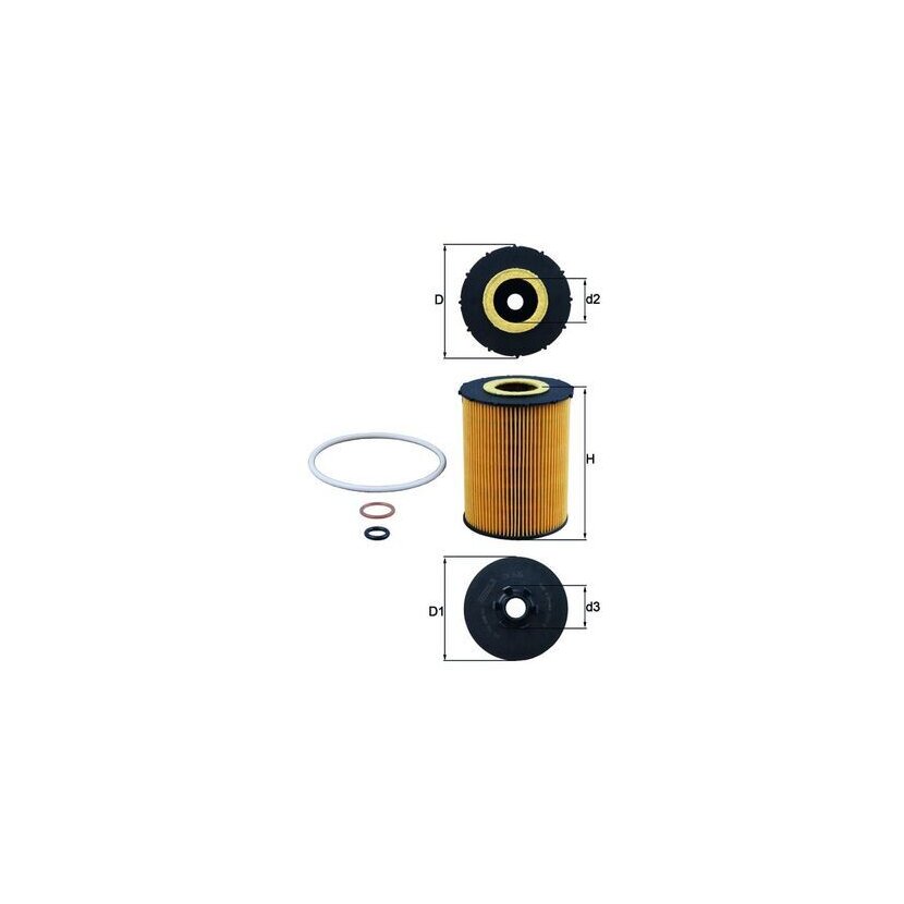 KNECHT Ölfilter OX 636D - OX636D für 0151456
