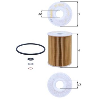 KNECHT Ölfilter OX 355/3D - OX355/3D für 93743595