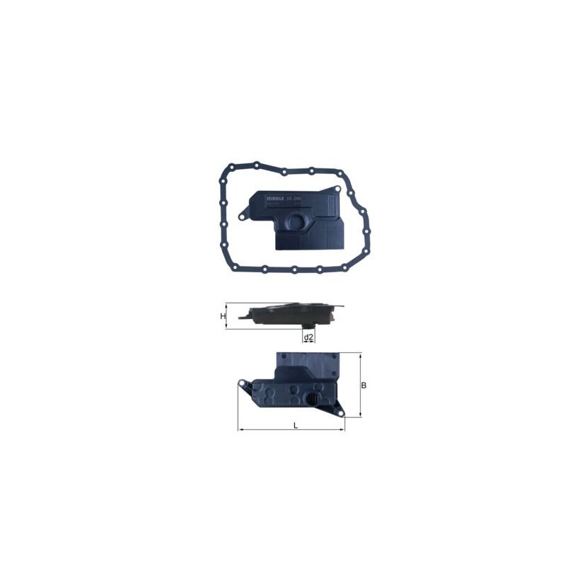 KNECHT Hydraulikfilter, Automatikgetriebe HX 266D - HX266D für 35168-33080