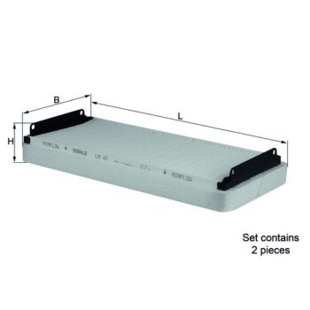 KNECHT Filter, Innenraumluft LA 47/S - LA47/S für...