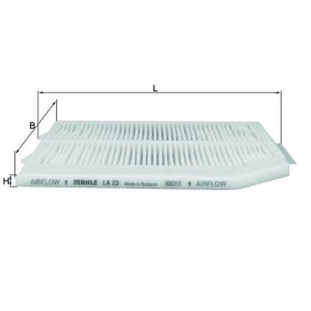 KNECHT Filter, Innenraumluft LA 23 - LA23 für...
