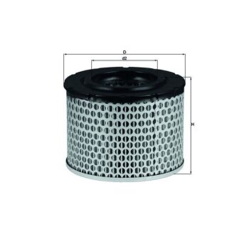 KNECHT Luftfilter LX 255 - LX255 für 0043736