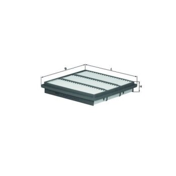 KNECHT Luftfilter LX 989 - LX989 für AW340573