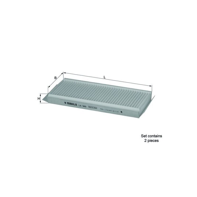 KNECHT Filter, Innenraumluft LA 349/S - LA349/S für 97030H1726