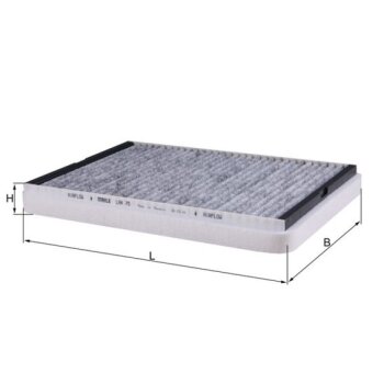 KNECHT Filter, Innenraumluft LAK 75 - LAK75 für...
