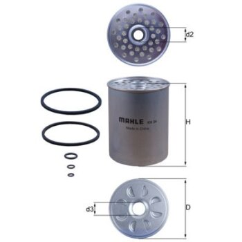 KNECHT Kraftstofffilter KX 24D - KX24D für 7984781