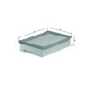 KNECHT Luftfilter LX 435/1 - LX435/1 für 1444N0