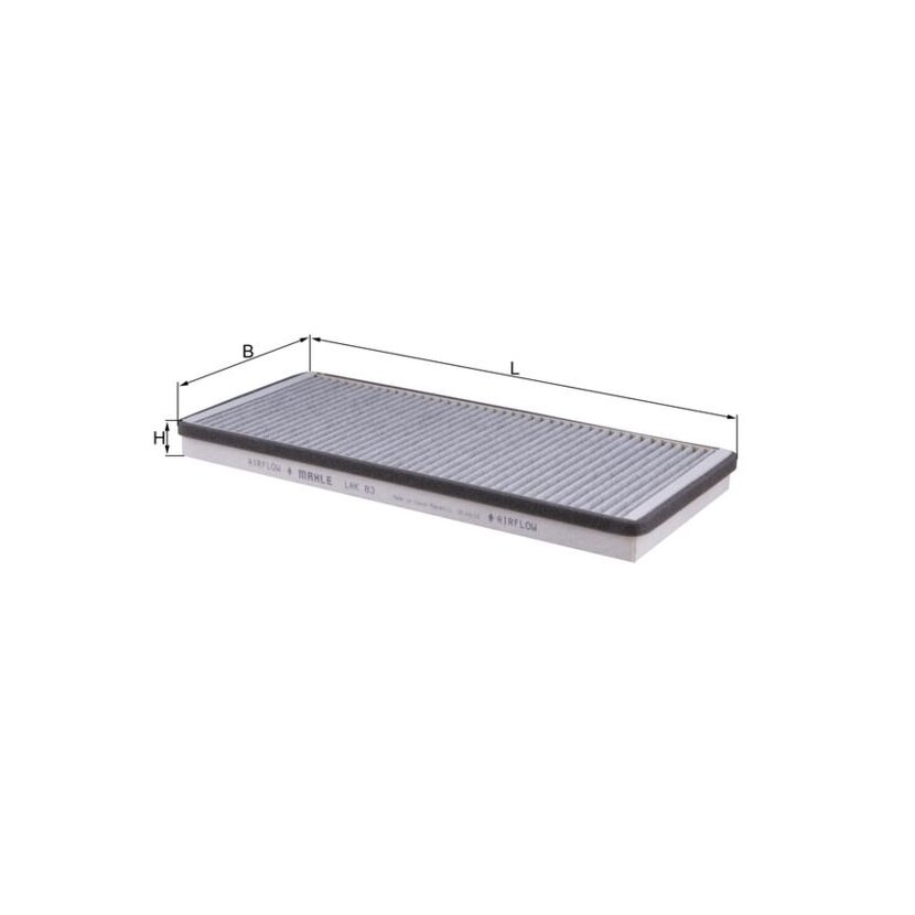 KNECHT Filter, Innenraumluft LAK 83 - LAK83 für 9018300418