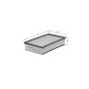 KNECHT Luftfilter LX 864 - LX864 für 7E0129620A