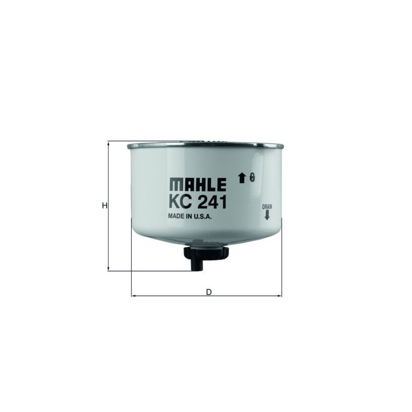 KNECHT Kraftstofffilter KC 241D - KC241D für 7H329C296AB