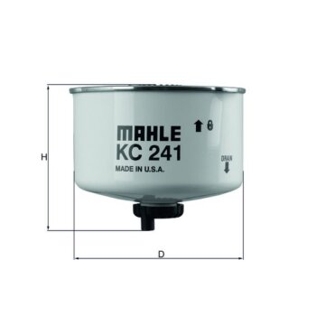 KNECHT Kraftstofffilter KC 241D - KC241D für...