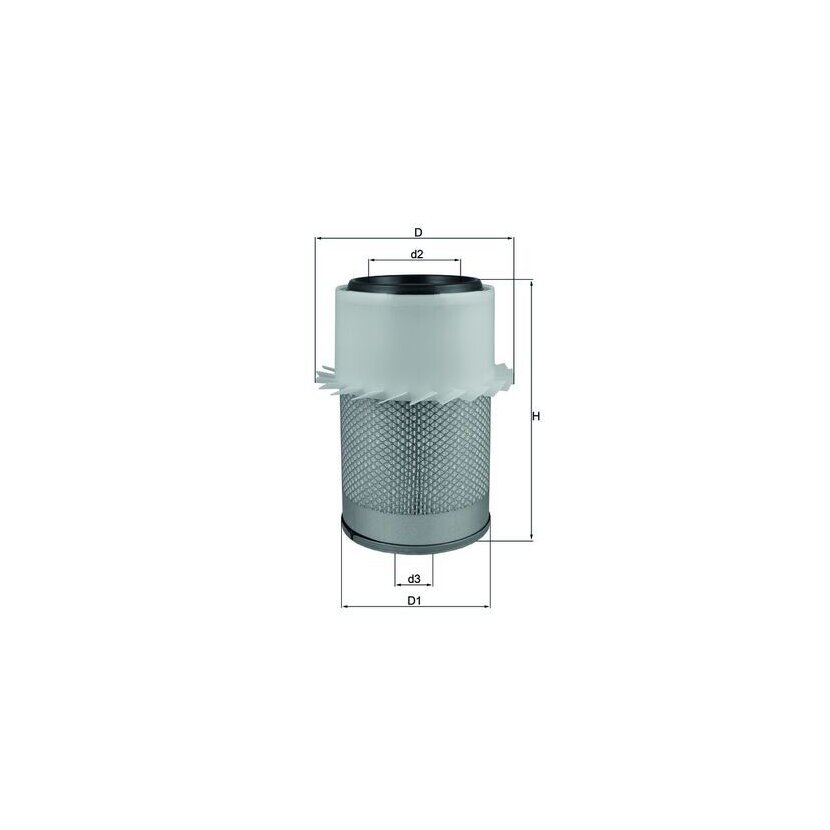 KNECHT Luftfilter LX 648 - LX648 für 2447281