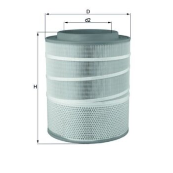 KNECHT Luftfilter LX 3141 - LX3141 für 21115476