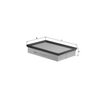 KNECHT Luftfilter LX 1570 - LX1570 für 1232095