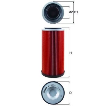 KNECHT Luftfilter LX 608 - LX608 für 1654606N00