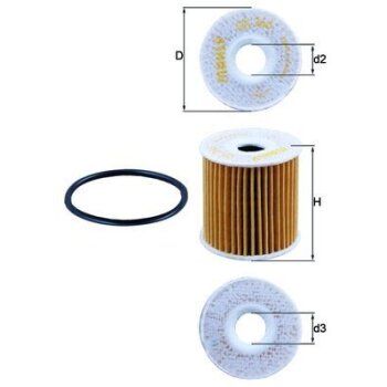 KNECHT Ölfilter OX 346D - OX346D für 0003041V003