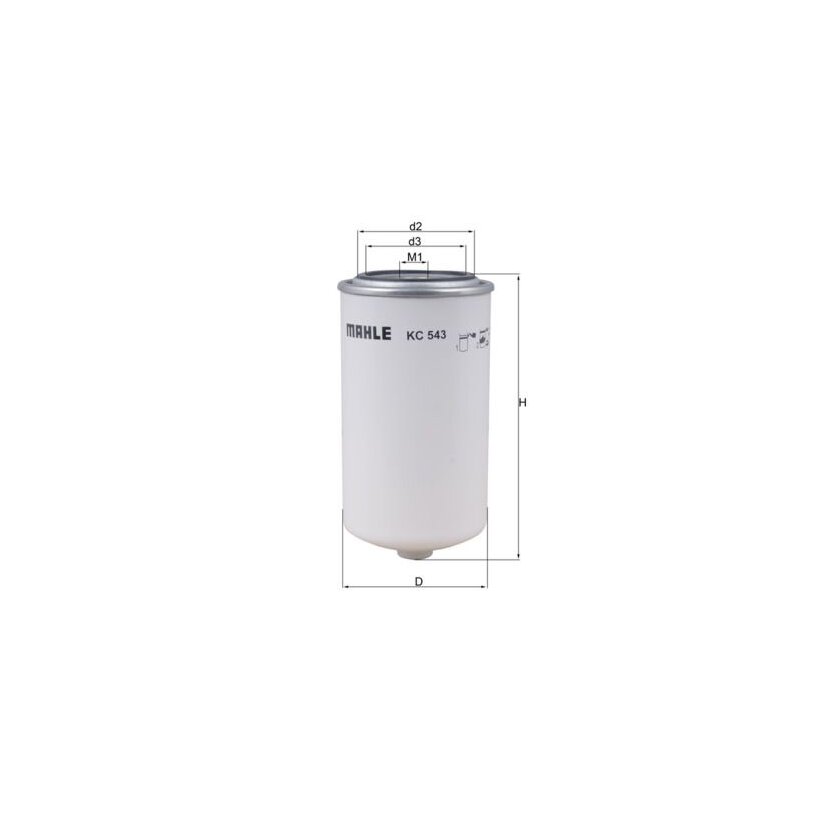 KNECHT Kraftstofffilter KC 543 - KC543 für 1521994