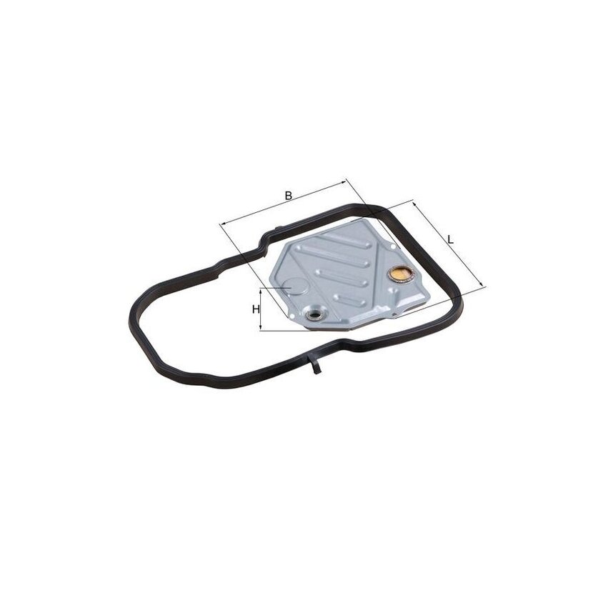 KNECHT Hydraulikfilter, Automatikgetriebe HX 46D2 - HX46D2 für 1262770295
