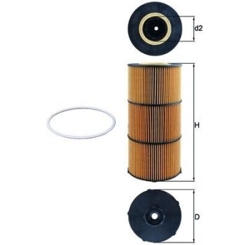 KNECHT Ölfilter OX 832D - OX832D für 4721800109