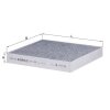 KNECHT Filter, Innenraumluft LAK 436 - LAK436 für 98139428
