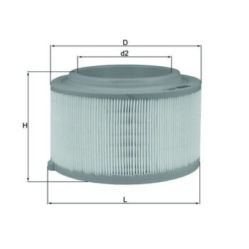 KNECHT Luftfilter LX 3458 - LX3458 für 1720719