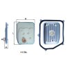 KNECHT Hydraulikfilter, Automatikgetriebe HX 147KIT - HX147KIT für 01M325429