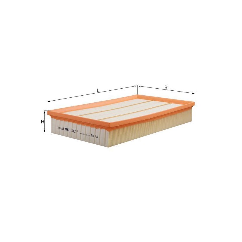 KNECHT Luftfilter LX 4077 - LX4077 für 3Q0129620