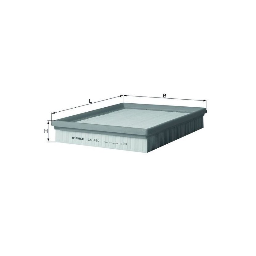 KNECHT Luftfilter LX 432 - LX432 für 25062073