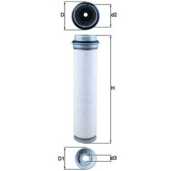 KNECHT Sekundärluftfilter LXS 40/1 - LXS40/1...