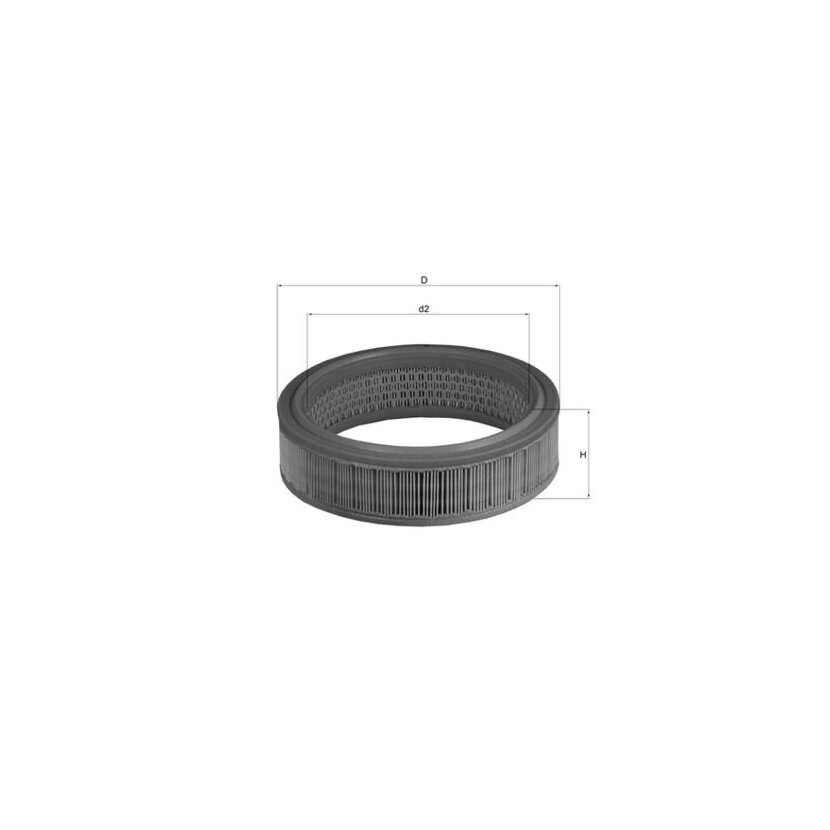 KNECHT Luftfilter LX 158 - LX158 für 0003897993
