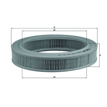KNECHT Luftfilter LX 203 - LX203 für 1444L3