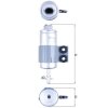 KNECHT Kraftstofffilter KL 510 - KL510 für 16900S84G01