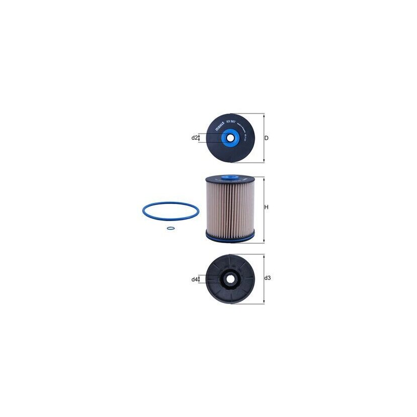 KNECHT Kraftstofffilter KX 567D - KX567D für 84186989