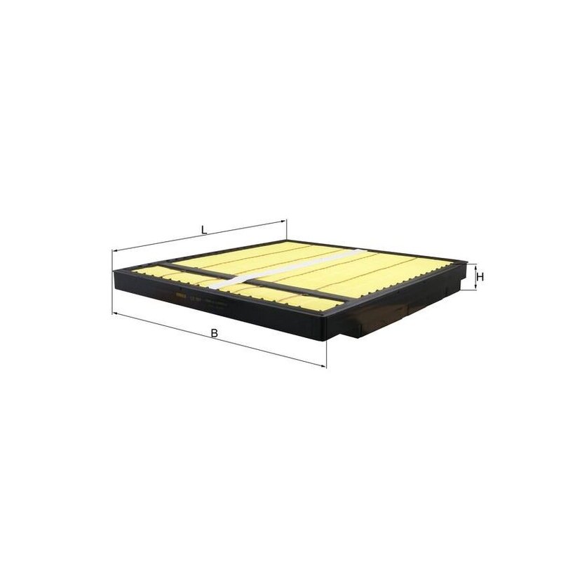 KNECHT Luftfilter LX 747 - LX747 für 0030949004