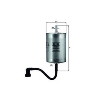 KNECHT Kraftstofffilter KL 80 - KL80 für 99611025301