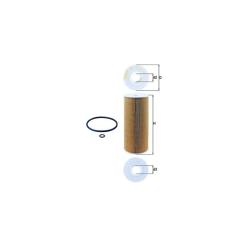 KNECHT Ölfilter OX 143D - OX143D für 038115466