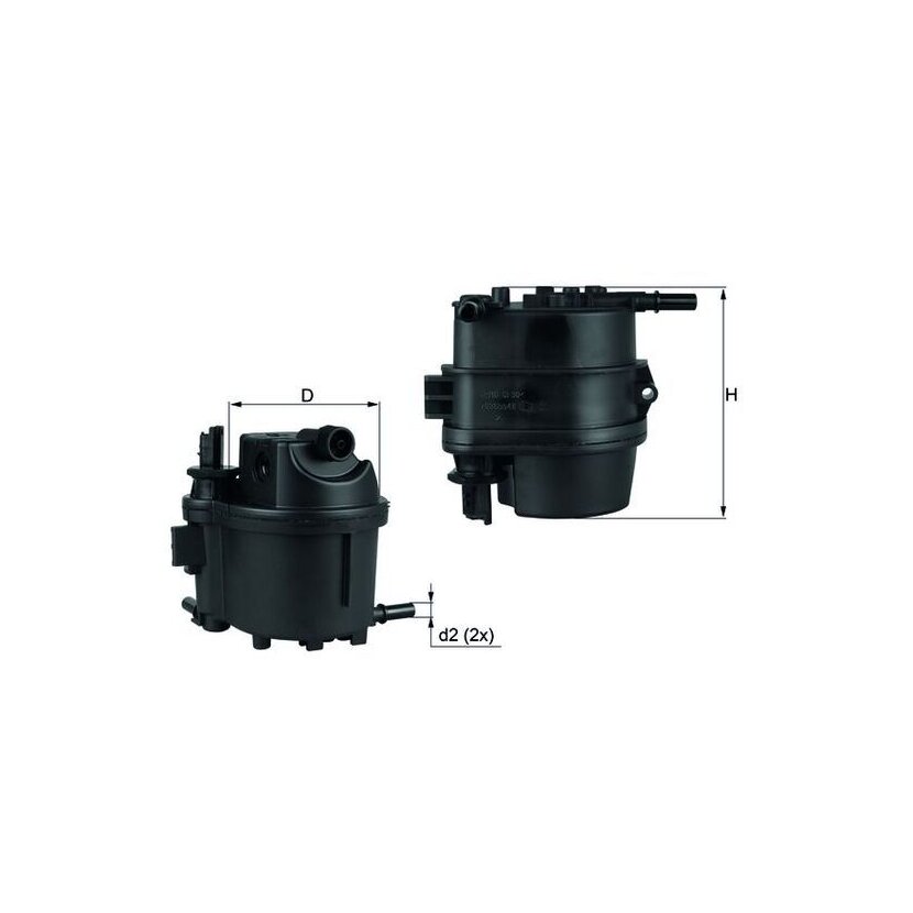 KNECHT Kraftstofffilter KL 779 - KL779 für 190166
