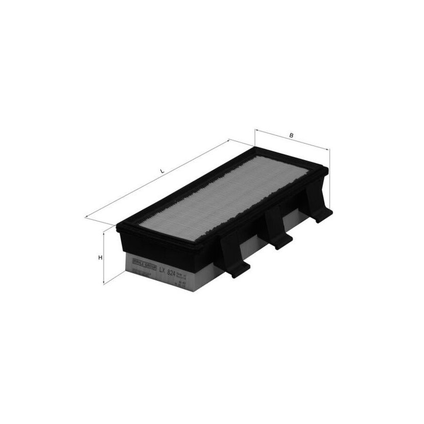 KNECHT Luftfilter LX 824 - LX824 für 7701044101