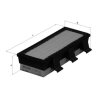 KNECHT Luftfilter LX 824 - LX824 für 7701044101