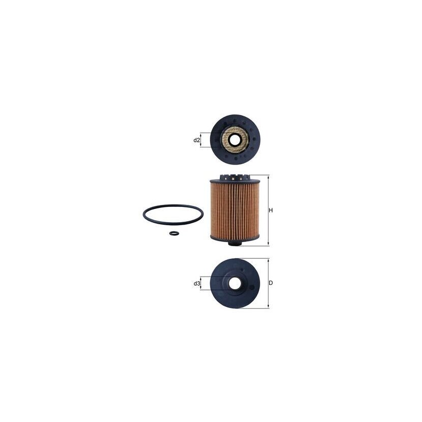 KNECHT Ölfilter OX 1075D - OX1075D für 31321084