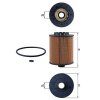 KNECHT Ölfilter OX 1075D - OX1075D für 31321084