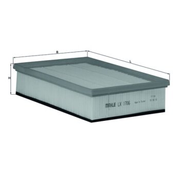 KNECHT Luftfilter LX 1706 - LX1706 für 1383905