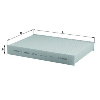 KNECHT Filter, Innenraumluft LA 87 - LA87 für...