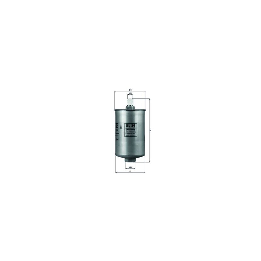 KNECHT Kraftstofffilter KL 29 - KL29 für 811133511A