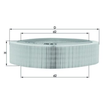 KNECHT Luftfilter LX 346 - LX346 für 0030946204