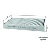 KNECHT Filter, Innenraumluft LAK 1156/S - LAK1156/S für 64116823725